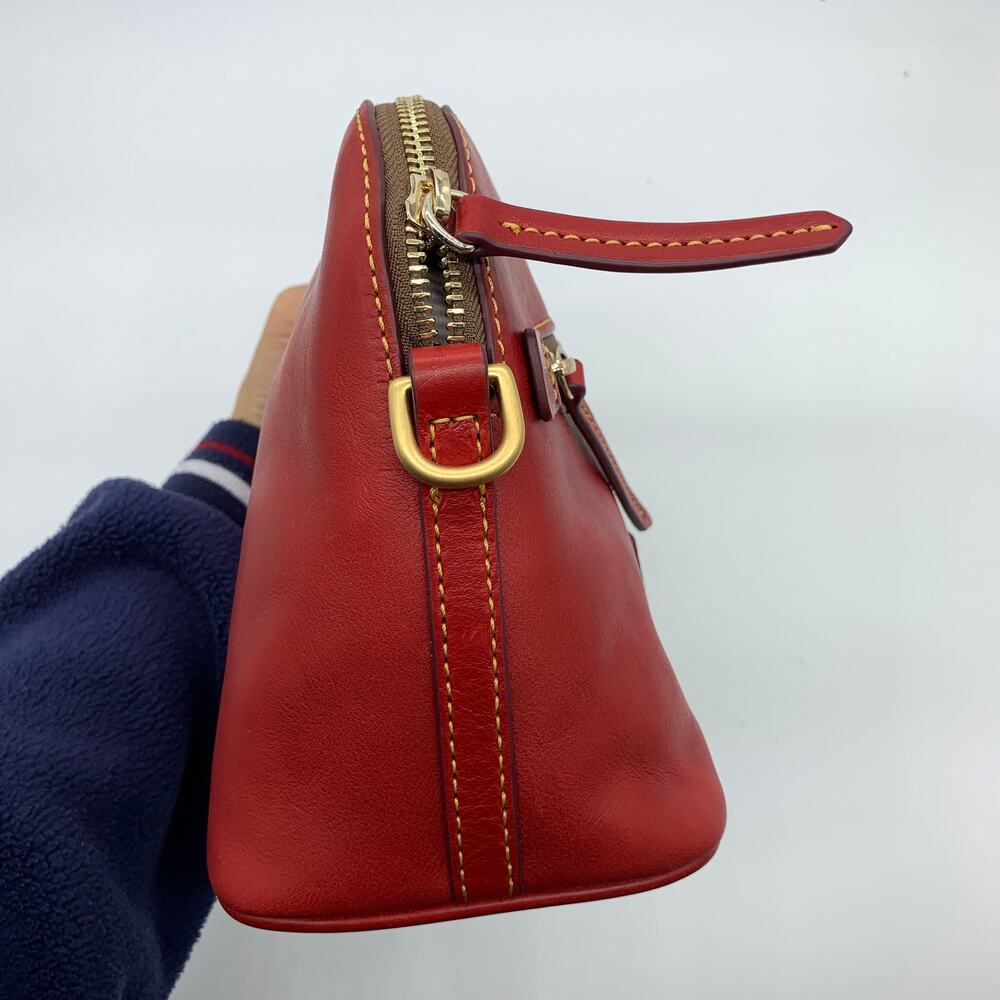 Dooney & Bourke Red Leather Crossbody Bag - Picture 9 of 14